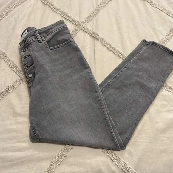 LOFT High Rise Women Jeans in Gray - Picture 3 of 6
